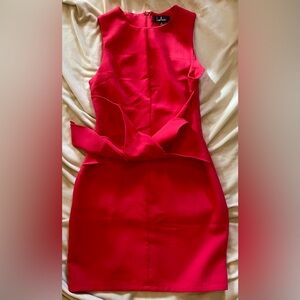 Lulu's Vibrant Pink Mini Dress